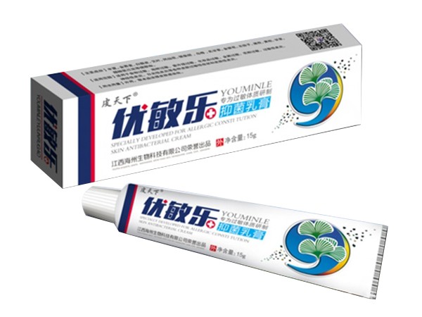 皮天下优敏乐抑菌乳膏