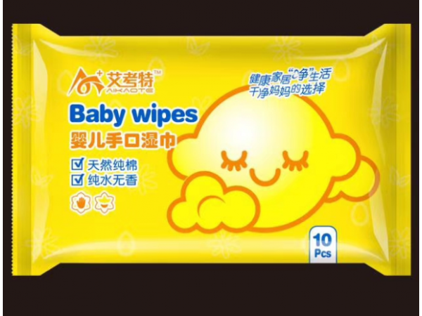 婴儿手口湿巾10片/80片