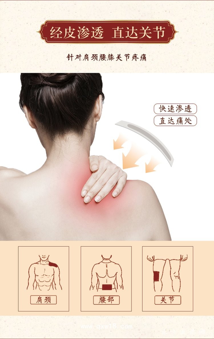 火烤老黑膏 颈肩腰腿疼痛贴筋骨消痛保健贴oem贴牌代加工