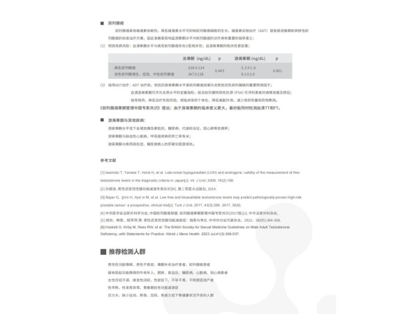 游离睾酮外送检测及试剂盒销售