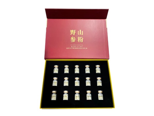 淘珀20年以上野山参粉礼盒 长白山国家地理标志认证