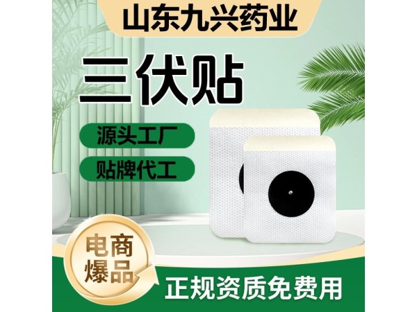九兴药业三伏贴代加工 OEM定制 一件代发 支持定制