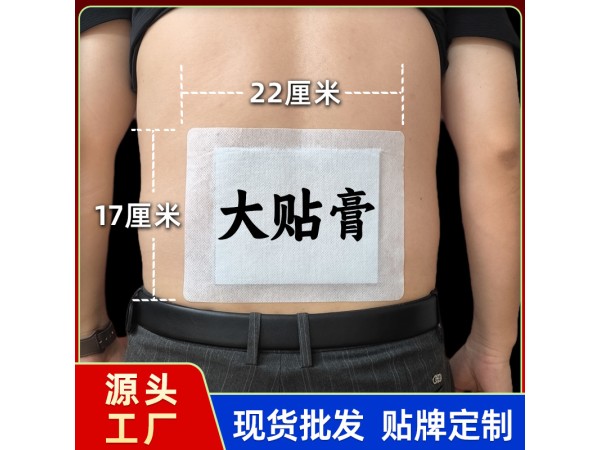九兴药业腰椎大贴膏OEM代加工  资质齐全 规格多样性