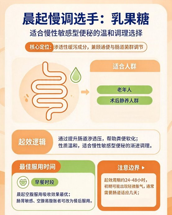 温和通便场景解析:乳果糖、聚乙二醇、氧化镁怎么吃才对?
